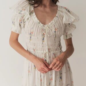 Rare Doen Ischia dress NWT painted bouquet